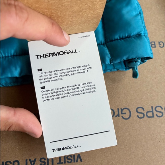 The North Face Men's Teal Puffer Jacket - Picture 8 of 11